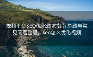 视频平台SEO优化避坑指南 总结与常见问题整理，seo怎么优化视频