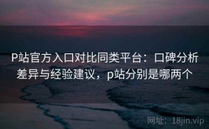 P站官方入口对比同类平台：口碑分析差异与经验建议，p站分别是哪两个