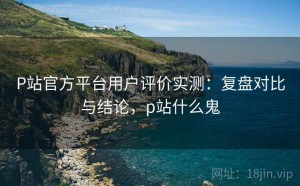 P站官方平台用户评价实测：复盘对比与结论，p站什么鬼