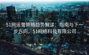 51网运营策略趋势解读：指南与下一步方向，51网络科技有限公司