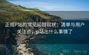正规P站的常见问题现状：清单与用户关注点，p站出什么事情了
