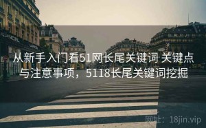 从新手入门看51网长尾关键词 关键点与注意事项，5118长尾关键词挖掘