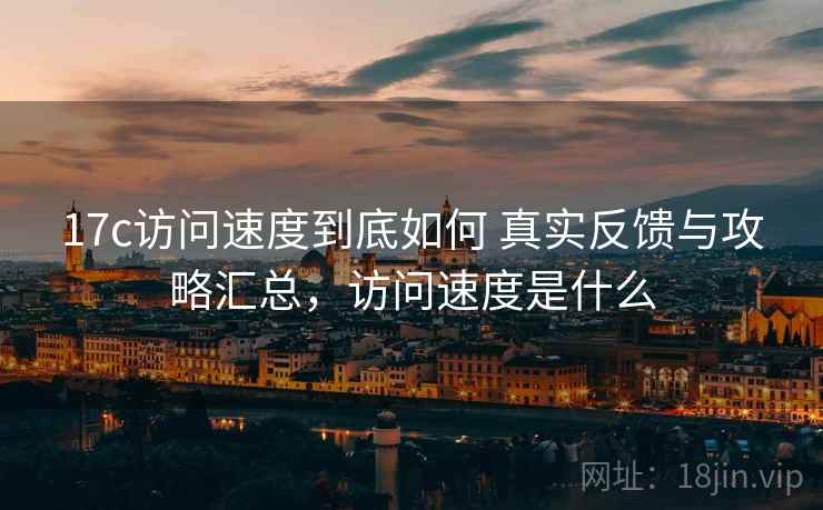 17c访问速度到底如何 真实反馈与攻略汇总，访问速度是什么