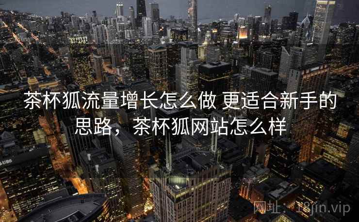 茶杯狐流量增长怎么做 更适合新手的思路，茶杯狐网站怎么样