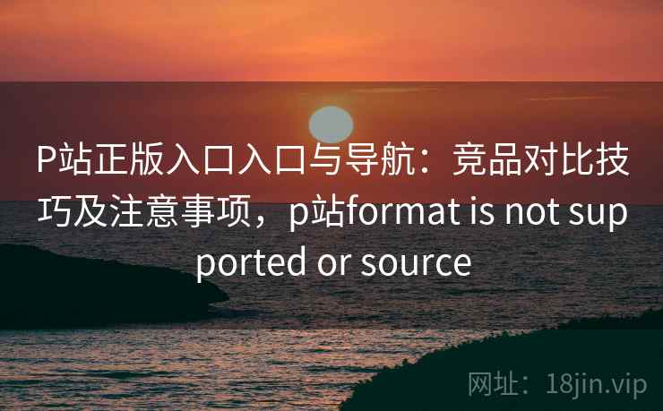 P站正版入口入口与导航：竞品对比技巧及注意事项，p站format is not supported or source