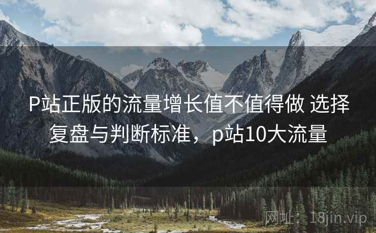 P站正版的流量增长值不值得做 选择复盘与判断标准，p站10大流量
